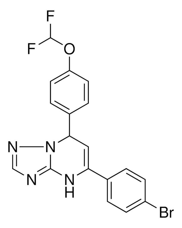 Sigma-Aldrich 5-(4-BR-PH)-7-(4-DIFLUOROMETHOXY-PH)-4,7-2H-(1,2,4)TRIAZOLO(1,5-A)PYRIMIDINE,AldrichCPR