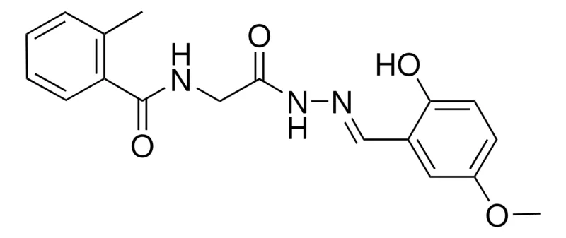 Sigma-Aldrich N-(2-(2-(2-HYDROXY-5-METHOXYBENZYLIDENE)HYDRAZINO)-2-OXOETHYL)-2-METHYLBENZAMIDE,AldrichCPR