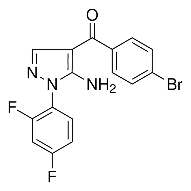 Sigma-Aldrich (5-AMINO-1-(2,4-DIFLUOROPHENYL)-1H-PYRAZOL-4-YL)(4-BROMOPHENYL)METHANONE,AldrichCPR