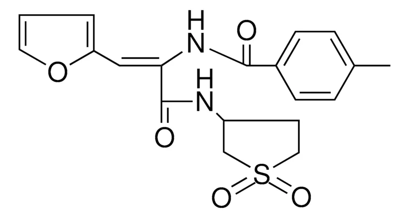 Sigma-Aldrich N-(1-(1,1-DIOXO-4H-THIOPHEN-3-YLCARBAMOYL)-2-FURAN-2-YL-VINYL)-4-ME-BENZAMIDE,AldrichCPR