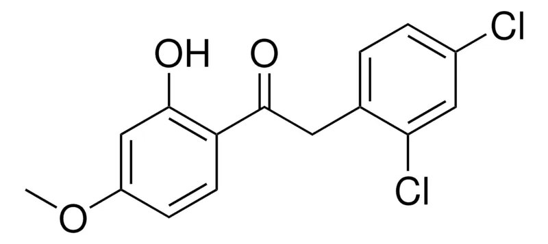Sigma-Aldrich 2-(2,4-DICHLOROPHENYL)-1-(2-HYDROXY-4-METHOXYPHENYL)ETHANONE,AldrichCPR