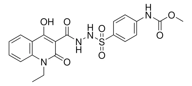 Sigma-Aldrich METHYL 4-({2-[(1-ETHYL-4-HYDROXY-2-OXO-1,2-DIHYDRO-3-QUINOLINYL)CARBONYL]HYDRAZINO}SULFONYL)PHENYLCARBAMATE，AldrichCPR
