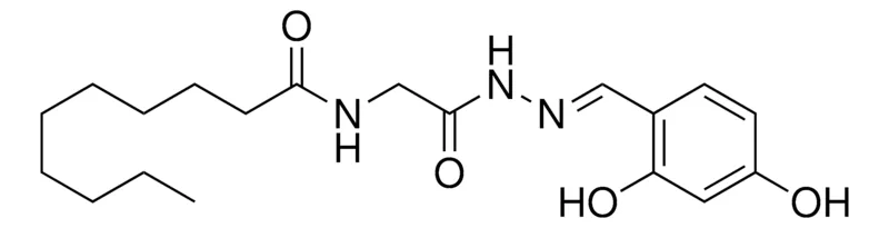 Sigma-Aldrich N-(2-(2-(2,4-DIHYDROXYBENZYLIDENE)HYDRAZINO)-2-OXOETHYL)DECANAMIDE,AldrichCPR