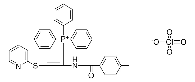 Sigma-Aldrich ((ME-BENZOYLAMINO)-(PYRIDIN-YLSULFANYL)-VINYL)-TRI-PH-PHOSPHONIUM, PERCHLORATE,AldrichCPR