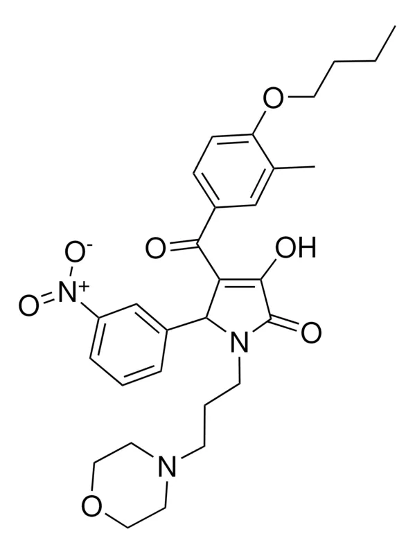 Sigma-Aldrich 4-(4-BUTOXY-3-METHYLBENZOYL)-3-HYDROXY-1-[3-(4-MORPHOLINYL)PROPYL]-5-(3-NITROPHENYL)-1,5-DIHYDRO-2H-PYRROL-2-ONE，AldrichCPR