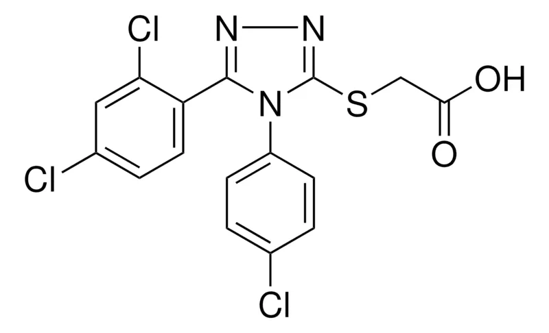 Sigma-Aldrich (4-(4-CL-PH)-5-(2,4-DICHLORO-PHENYL)-4H-(1,2,4)TRIAZOL-3-YLSULFANYL)-ACETIC ACID，AldrichCPR