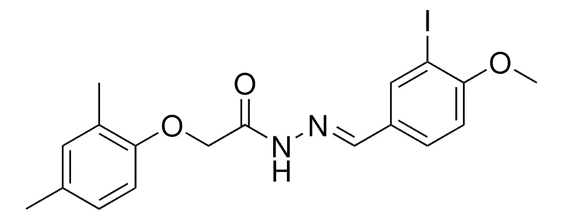Sigma-Aldrich 2-(2,4-DIMETHYL-PHENOXY)-ACETIC ACID (3-IODO-4-METHOXY-BENZYLIDENE)-HYDRAZIDE,AldrichCPR