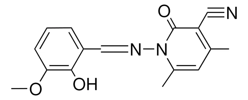 Sigma-Aldrich 1,2-DIHYDRO-4,6-DIMETHYL-1-(3-METHOXYSALICYLIDENEAMINO)-2-OXONICOTINONITRILE,AldrichCPR