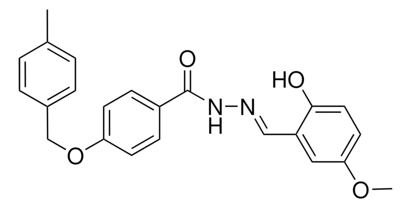 Sigma-Aldrich N'-(2-HYDROXY-5-METHOXYBENZYLIDENE)-4-((4-METHYLBENZYL)OXY)BENZOHYDRAZIDE,AldrichCPR