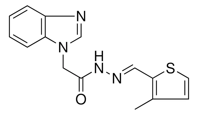 Sigma-Aldrich 2-BENZOIMIDAZOL-1-YL-ACETIC ACID (3-METHYL-THIOPHEN-2-YLMETHYLENE)-HYDRAZIDE,AldrichCPR