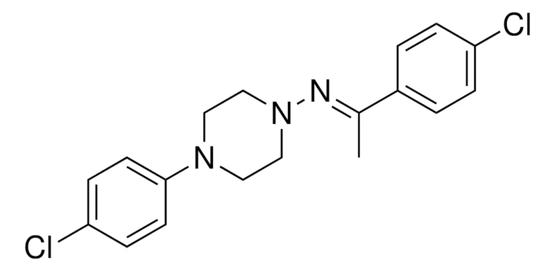 Sigma-Aldrich (1-(4-CHLORO-PHENYL)-ETHYLIDENE)-(4-(4-CHLORO-PHENYL)-PIPERAZIN-1-YL)-AMINE,AldrichCPR