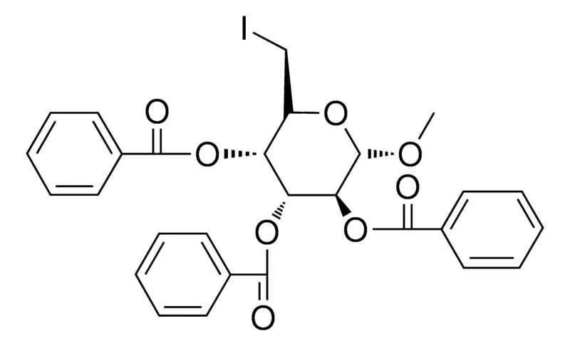 Sigma-Aldrich 6-DEOXY-6-IODO-1-O-METHYL-2,3,4-TRI-O-BENZOYL-ALPHA-D-ALTROSIDE,AldrichCPR