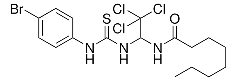 Sigma-Aldrich OCTANOIC ACID (1-(3-(4-BROMO-PHENYL)-THIOUREIDO)-2,2,2-TRICHLORO-ETHYL)-AMIDE,AldrichCPR