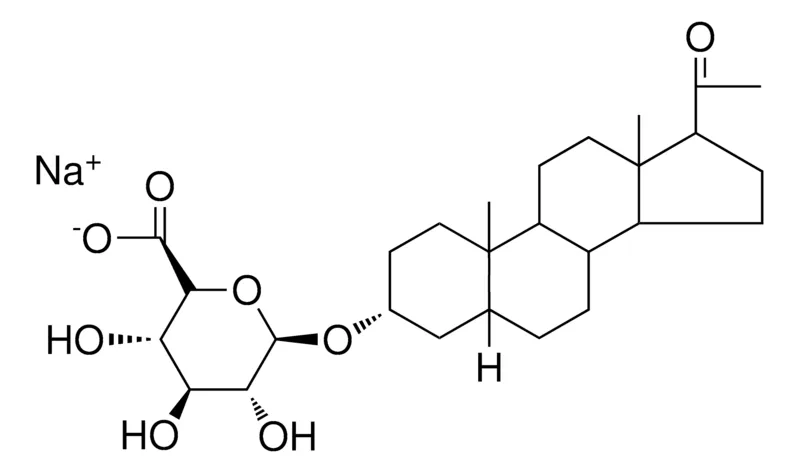 Sigma-Aldrich 20-OXO-5-BETA-PREGNAN-3-ALPHA-YL-BETA-D-GLUCURONIDE, SODIUM SALT,AldrichCPR