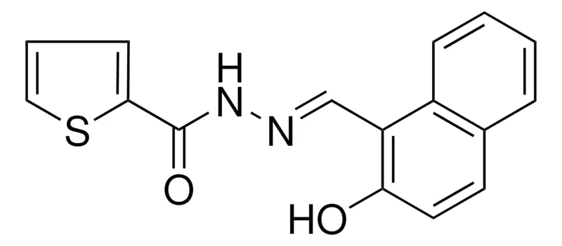 Sigma-Aldrich N'-((2-HYDROXY-1-NAPHTHYL)METHYLENE)-2-THIOPHENECARBOHYDRAZIDE，AldrichCPR