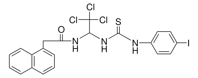 Sigma-Aldrich 2-NAPHTHALEN-1-YL-N-(2,2,2-TRICHLORO-1-(3-(4-I-PH)-THIOUREIDO)-ETHYL)-ACETAMIDE,AldrichCPR