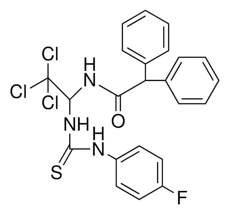Sigma-Aldrich 2,2-DIPHENYL-N-(2,2,2-TRICHLORO-1-(3-(4-F-PHENYL)-THIOUREIDO)-ETHYL)-ACETAMIDE，AldrichCPR