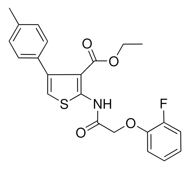Sigma-Aldrich ET 2-(((2-FLUOROPHENOXY)ACETYL)AMINO)-4-(4-METHYLPHENYL)-3-THIOPHENECARBOXYLATE，AldrichCPR
