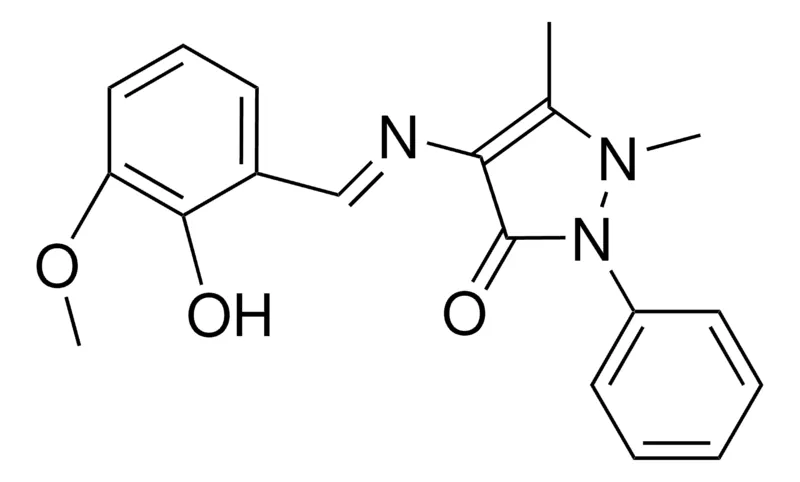 Sigma-Aldrich 4-(2-HYDROXY-3-METHOXYBENZYLIDENEAMINO)ANTIPYRINE,AldrichCPR