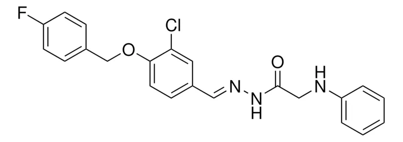 Sigma-Aldrich 2-PHENYLAMINO-ACETIC ACID (3-CL-4-(4-FLUORO-BENZYLOXY)-BENZYLIDENE)-HYDRAZIDE,AldrichCPR