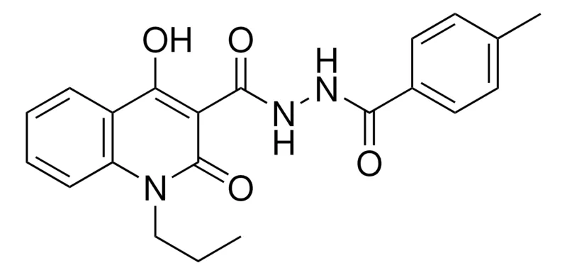 Sigma-Aldrich 4-ME-BENZOIC ACID N'-(4-HO-2-OXO-1-PR-1,2-2H-QUINOLINE-3-CARBONYL)-HYDRAZIDE,AldrichCPR