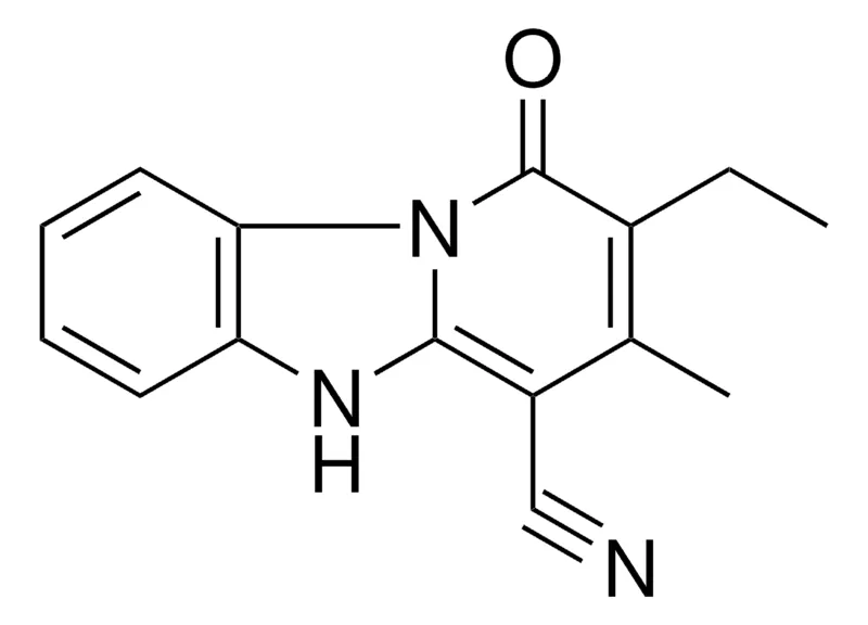 Sigma-Aldrich 2-ET-3-METHYL-1-OXO-1,5-DIHYDRO-BENZO(4,5)IMIDAZO(1,2-A)PYRIDINE-4-CARBONITRILE,AldrichCPR