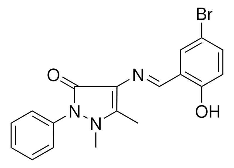Sigma-Aldrich 4-((5-BR-2-HO-BENZYLIDENE)-AMINO)-1,5-DIMETHYL-2-PH-1,2-DIHYDRO-PYRAZOL-3-ONE,AldrichCPR