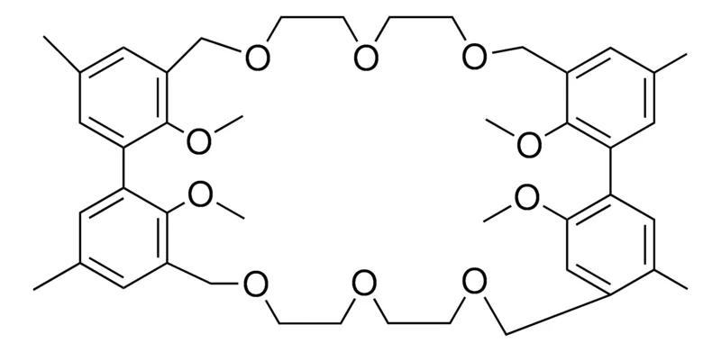 Sigma-Aldrich 38,40,41,42-TETRAMETHOXY-4,18,23,36-TETRAMETHYL-8,11,14,27,30,33-HEXAOXAPENTACYCLO[33.2.2.1(2,6).1(16,20).1(21,25)]DOTETRACONTA-1(37),2(42),3,5,16(41),17,19,21(40),22,24,35,38-DODECAENE，AldrichCPR
