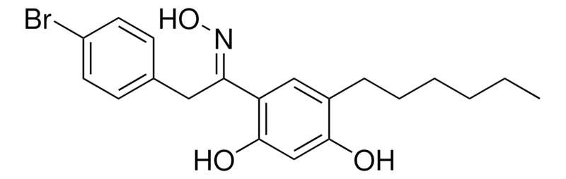 Sigma-Aldrich 2-(4-BROMO-PHENYL)-1-(5-HEXYL-2,4-DIHYDROXY-PHENYL)-ETHANONE OXIME,AldrichCPR