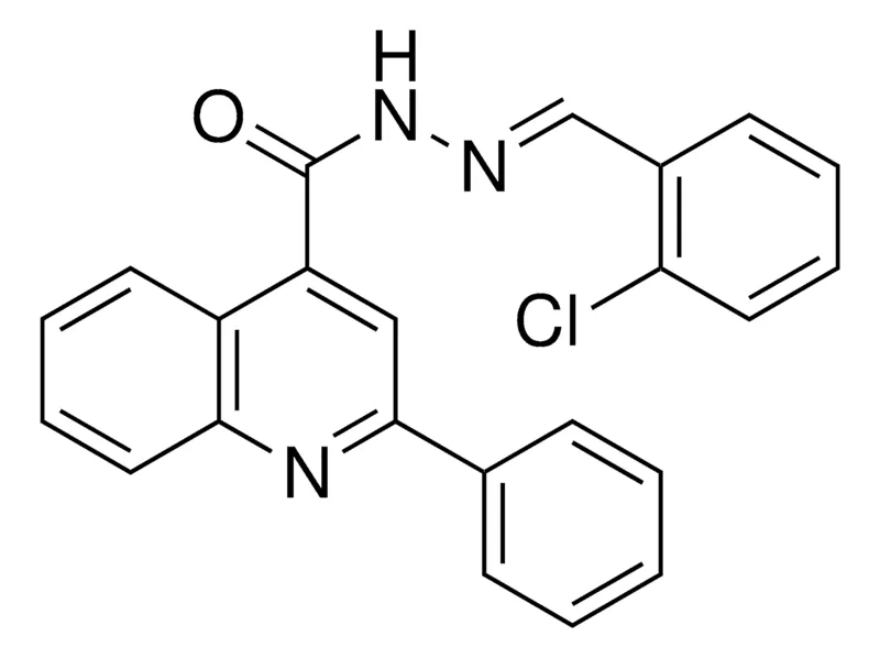 Sigma-Aldrich 2-PHENYL-QUINOLINE-4-CARBOXYLIC ACID (2-CHLORO-BENZYLIDENE)-HYDRAZIDE,AldrichCPR