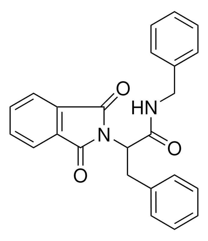 Sigma-Aldrich N-BENZYL-2-(1,3-DIOXO-1,3-DIHYDRO-ISOINDOL-2-YL)-3-PHENYL-PROPIONAMIDE,AldrichCPR