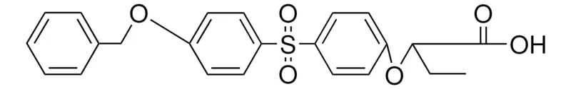 Sigma-Aldrich 2-(4-(4-BENZYLOXY)PHENYLSULFONYL)PHENOXY)BUTYRIC ACID，AldrichCPR