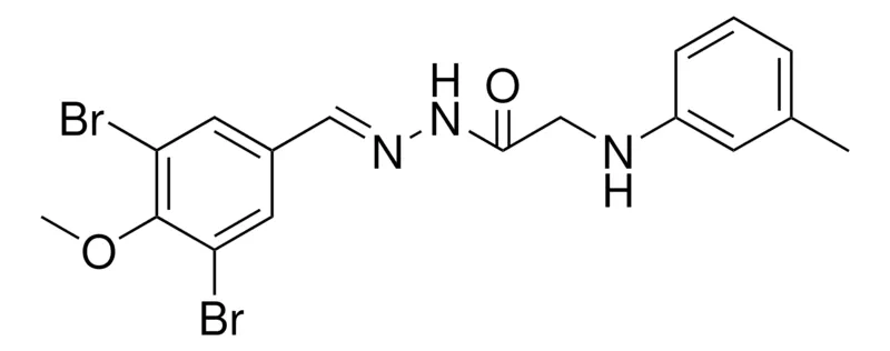 Sigma-Aldrich 2-M-TOLYLAMINO-ACETIC ACID (3,5-DIBROMO-4-METHOXY-BENZYLIDENE)-HYDRAZIDE,AldrichCPR