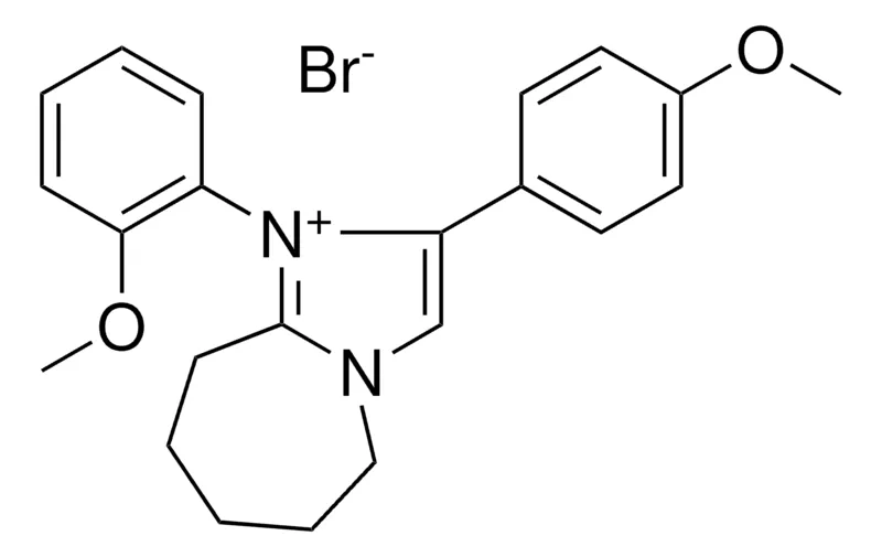 Sigma-Aldrich 1-(2-METHOXYPHENYL)-2-(4-METHOXYPHENYL)-6,7,8,9-TETRAHYDRO-5H-IMIDAZO[1,2-A]AZEPIN-1-IUM BROMIDE，AldrichCPR