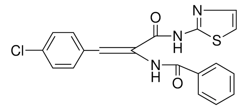 Sigma-Aldrich N-(2-(4-CHLORO-PHENYL)-1-(THIAZOL-2-YLCARBAMOYL)-VINYL)-BENZAMIDE,AldrichCPR