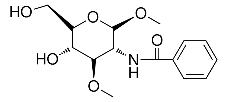 Sigma-Aldrich N-(5-HYDROXY-6-HYDROXYMETHYL-2,4-DIMETHOXY-TETRAHYDRO-PYRAN-3-YL)-BENZAMIDE,AldrichCPR