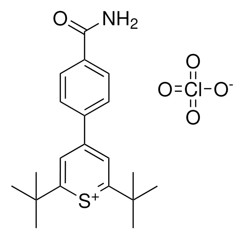 Sigma-Aldrich 2,6-DI-TERT-BUTYL-4-(4-CARBAMOYL-PHENYL)-THIOPYRANYLIUM, PERCHLORATE,AldrichCPR