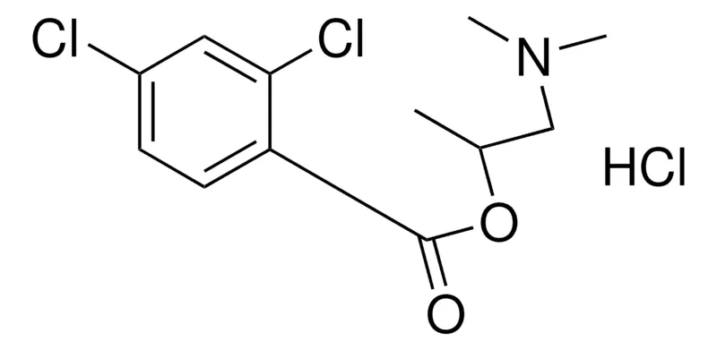 Sigma-Aldrich 1-DIMETHYLAMINO-2-PROPYL 2,4-DICHLOROBENZOATE HYDROCHLORIDE,AldrichCPR