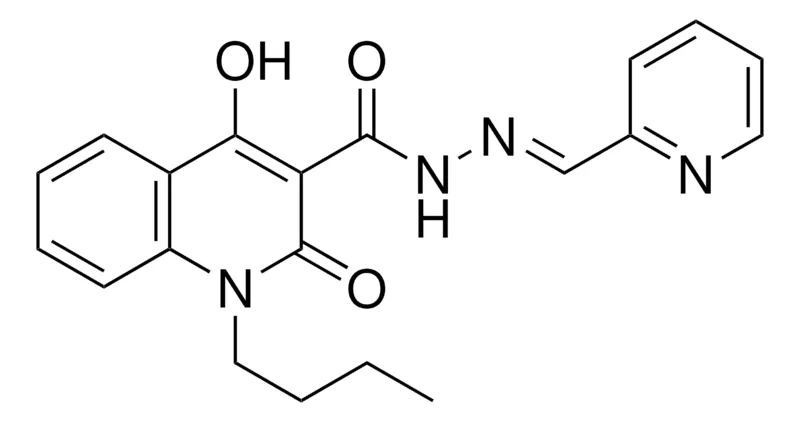 Sigma-Aldrich 1-BUTYL-4-HO-2-OXO-N'(2-PYRIDINYLMETHYLENE)1,2-DIHYDRO-3-QUINOLINECARBOHYDRAZIDE,AldrichCPR