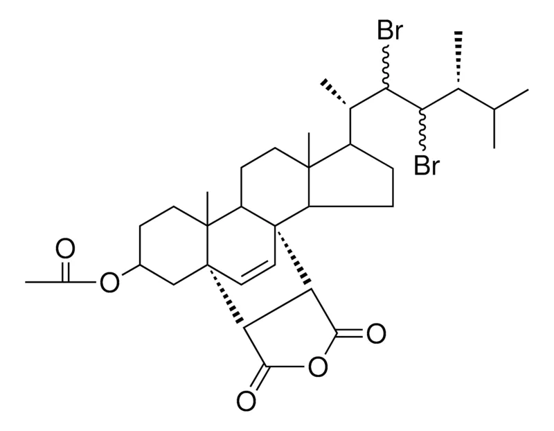 Sigma-Aldrich 22,23-DIBROMOERGOSTA-5,7-DIEN-3-BETA-YL ACETATE 5-A,8-A-MALEIC ANHYDRIDE ADDUCT,AldrichCPR