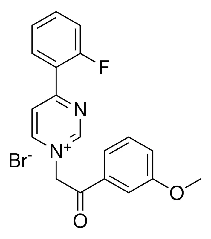 Sigma-Aldrich 4-(2-FLUOROPHENYL)-1-(2-(3-METHOXYPHENYL)-2-OXOETHYL)PYRIMIDIN-1-IUM BROMIDE，AldrichCPR