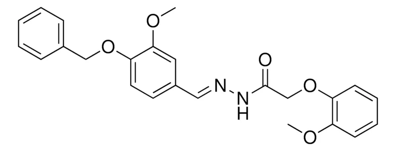 Sigma-Aldrich N'-(4-(BENZYLOXY)-3-METHOXYBENZYLIDENE)-2-(2-METHOXYPHENOXY)ACETOHYDRAZIDE,AldrichCPR