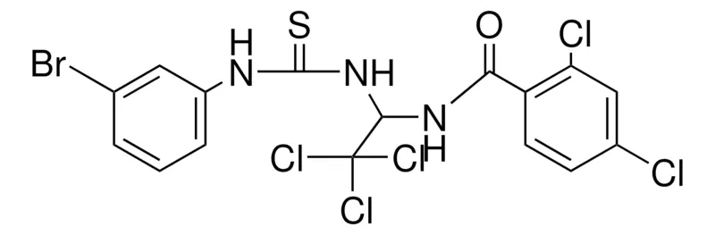Sigma-Aldrich N-(1-(3-(3-BR-PHENYL)-THIOUREIDO)-2,2,2-TRICHLORO-ETHYL)-2,4-DICHLORO-BENZAMIDE,AldrichCPR
