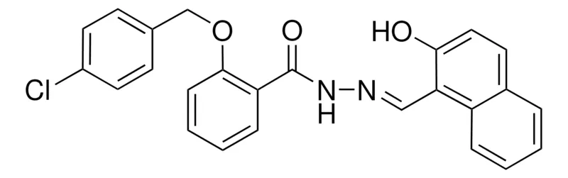 Sigma-Aldrich 2-((4-CHLOROBENZYL)OXY)-N'-((2-HYDROXY-1-NAPHTHYL)METHYLENE)BENZOHYDRAZIDE,AldrichCPR