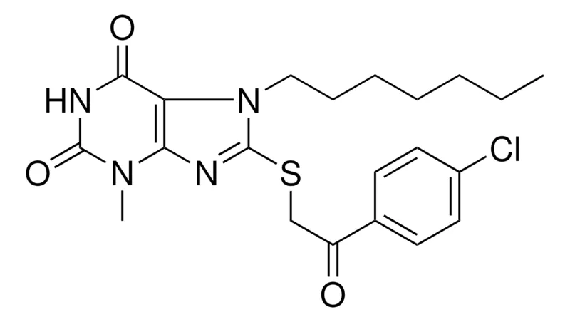 Sigma-Aldrich 8-(2-(4-CL-PH)-2-OXO-ETHYLSULFANYL)-7-HEPTYL-3-ME-3,7-DIHYDRO-PURINE-2,6-DIONE，AldrichCPR