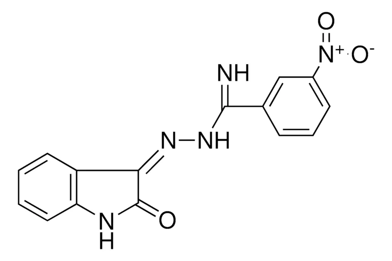 Sigma-Aldrich N'-(2,3-DIHYDRO-2-OXO-3-INDOLYLIDINEAMINO)-3-NITROBENZAMIDINE，AldrichCPR
