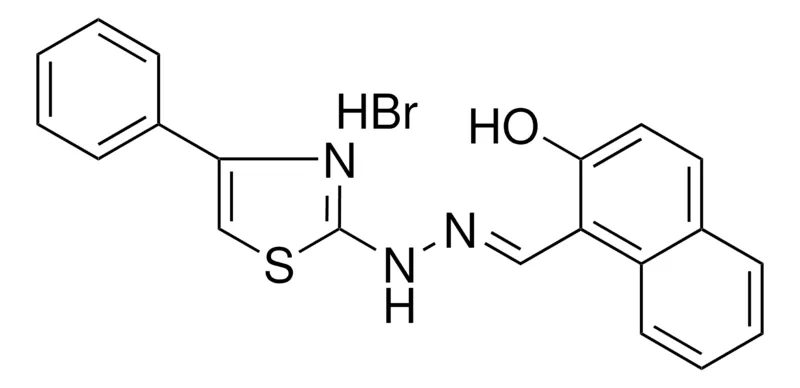 Sigma-Aldrich 2-HYDROXY-1-NAPHTHALDEHYDE (4-PHENYL-1,3-THIAZOL-2-YL)HYDRAZONE HYDROBROMIDE,AldrichCPR