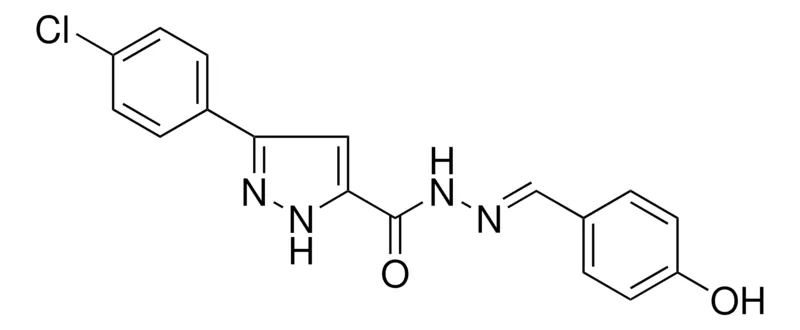 Sigma-Aldrich 5-(4-CL-PHENYL)-2H-PYRAZOLE-3-CARBOXYLIC ACID (4-HYDROXY-BENZYLIDENE)-HYDRAZIDE,AldrichCPR