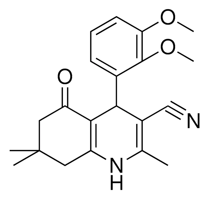 Sigma-Aldrich 4-(2,3-DIMETHOXY-PH)-2,7,7-TRI-ME-5-OXO-1,4,5,6,7,8-6H-QUINOLINE-3-CARBONITRILE,AldrichCPR