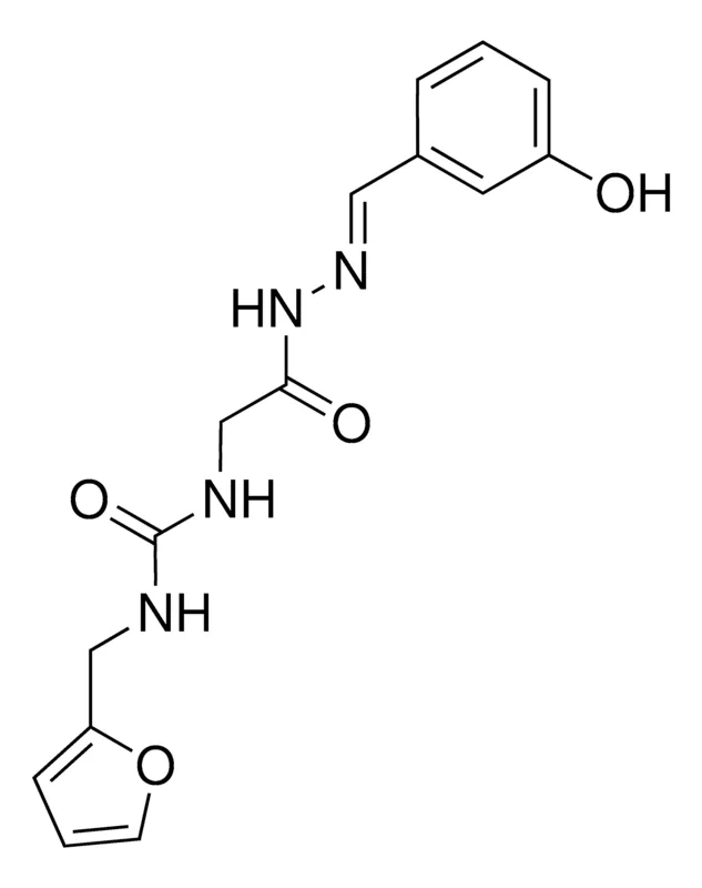 Sigma-Aldrich 2-(3-FURFURYLUREIDO)ACETIC (3-HYDROXYBENZYLIDENE)HYDRAZIDE,AldrichCPR